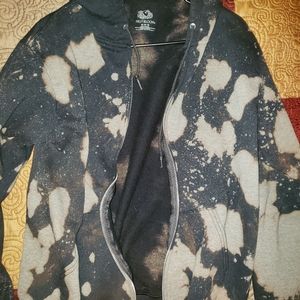 Bleach dyed hoodie